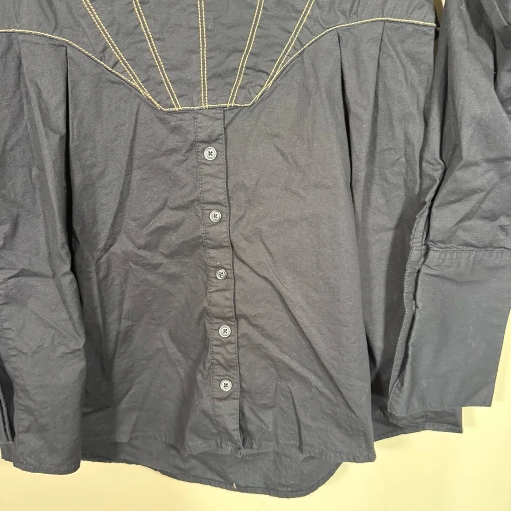 Urban Outfitters Taurus Witchy Corset Shirt Dress Black Size Large - Picture 4 of 9